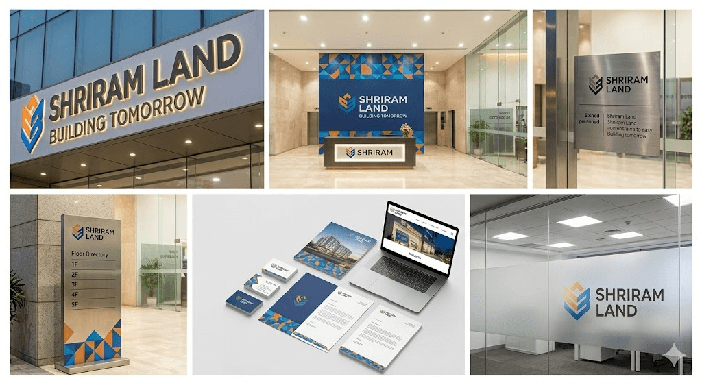 Shriram Land Corporate Identity layout 2